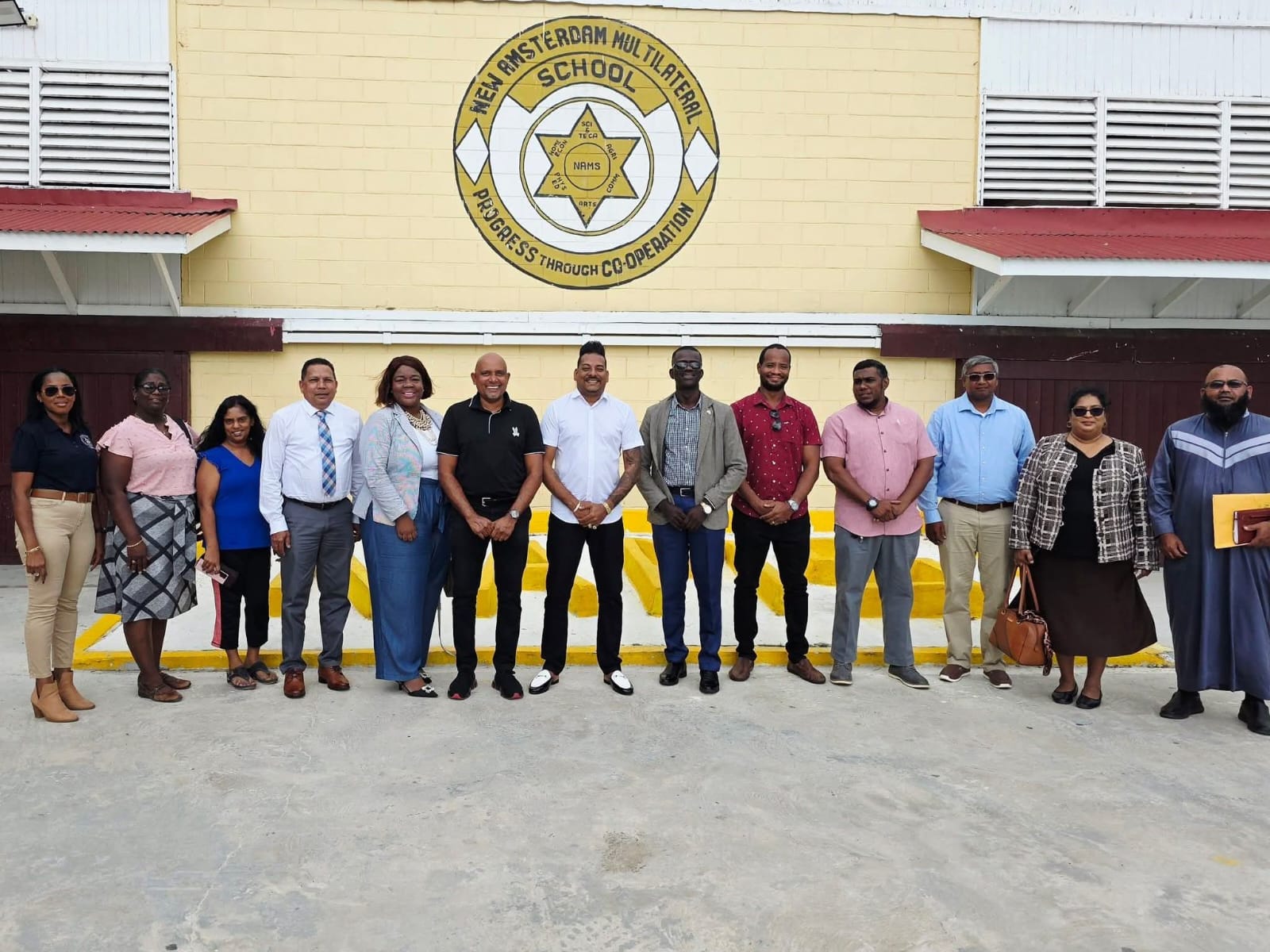 Members of the New Amsterdam Secondary School Board of Governors